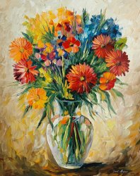 Leonid Afremov Pink Mood painting