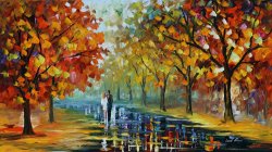 Leonid Afremov Romantic Moment