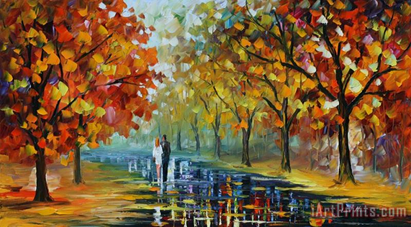 Romantic Moment painting - Leonid Afremov Romantic Moment Art Print