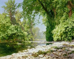 Leopold Rolhaug Wooded riverscape