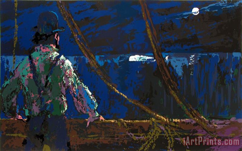 Leroy Neiman Ahab at The Night Watch Art Painting
