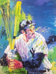 Leroy Neiman Bobby Bonds painting