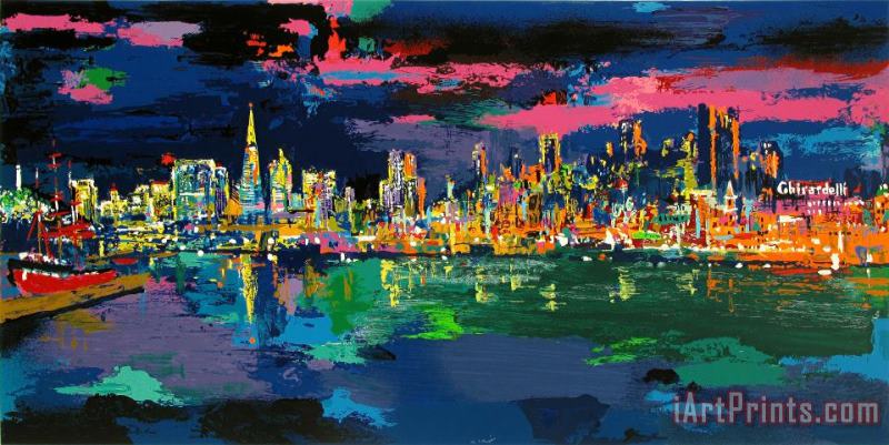Leroy Neiman City by The Bay Art Painting