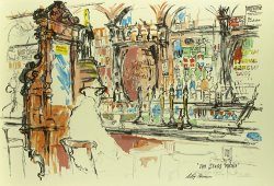 Leroy Neiman Dublin Bar The Stag's Head
