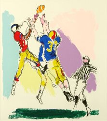 Leroy Neiman Football Suite II painting