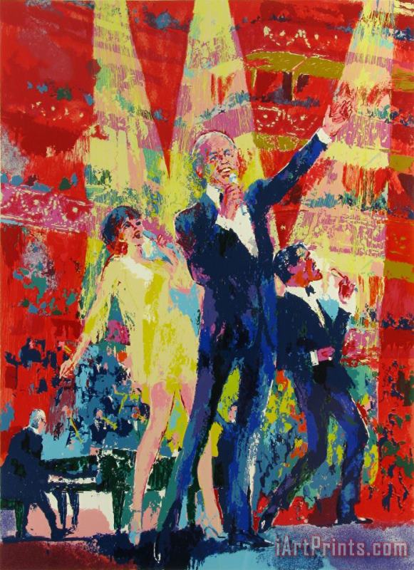 Leroy Neiman Frank, Liza And Sammy at Royal Albert Hall Art Print