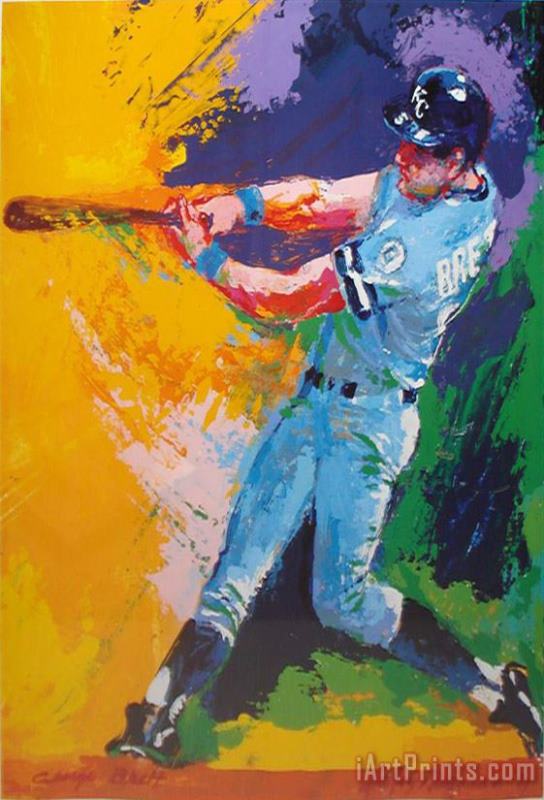George Brett painting - Leroy Neiman George Brett Art Print