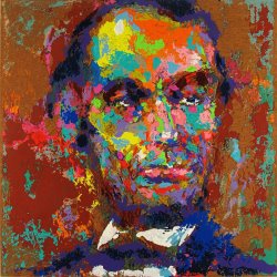 Leroy Neiman Homage to Lincoln