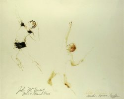 Leroy Neiman John Mcenroe, Madison Square Garden painting