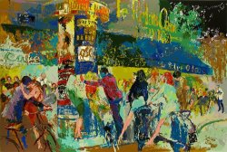 Leroy Neiman Left Bank Cafe