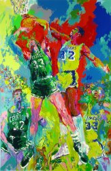 Leroy Neiman Magic (johnson) painting