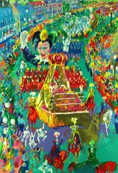 Leroy Neiman Mardi Gras Parade