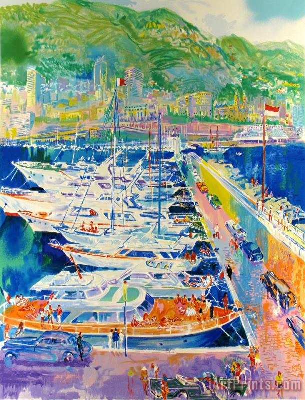 Leroy Neiman Monte Carlo Suite Art Painting