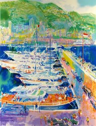 Leroy Neiman Monte Carlo Suite painting