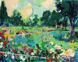 Leroy Neiman Regents Park painting