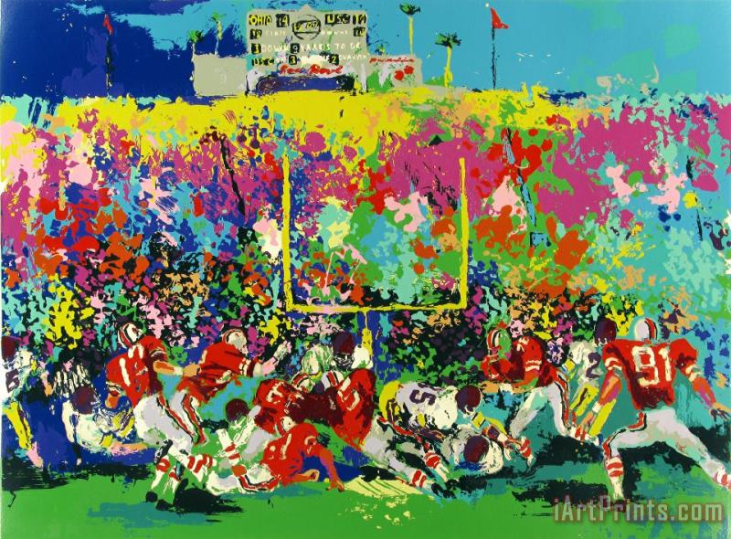 Rosebowl (usc And Ohio State) painting - Leroy Neiman Rosebowl (usc And Ohio State) Art Print