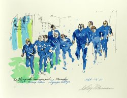 Leroy Neiman Russian Boxing Team painting