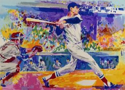 Leroy Neiman Ted Williams painting