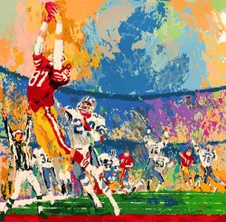 Leroy Neiman The Catch, 1991