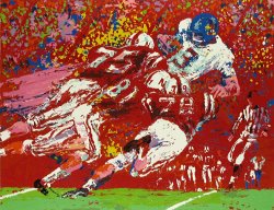 Leroy Neiman The Nebraska Suite painting