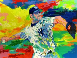 Leroy Neiman The Rocket, Roger Clemens