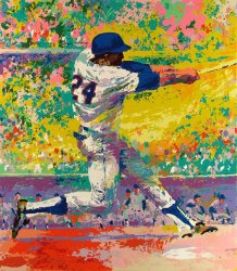 Leroy Neiman Willie Mays