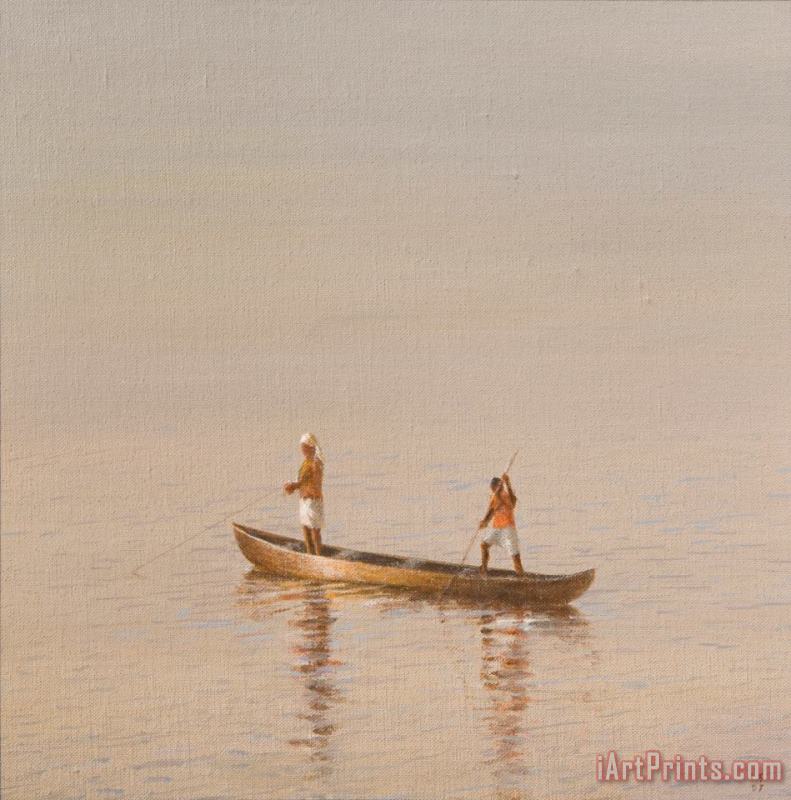 Lincoln Seligman Kerala Fishermen Art Painting