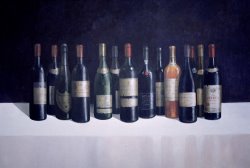 Lincoln Seligman Winescape painting
