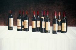 Lincoln Seligman Winescape Red 2003 painting