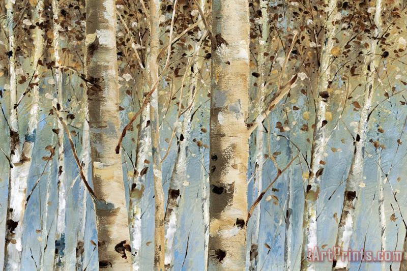 White Forest I painting - Lisa Audit White Forest I Art Print