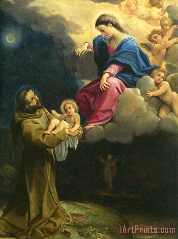 Lodovico Carracci The Vision of Saint Francis Art Painting