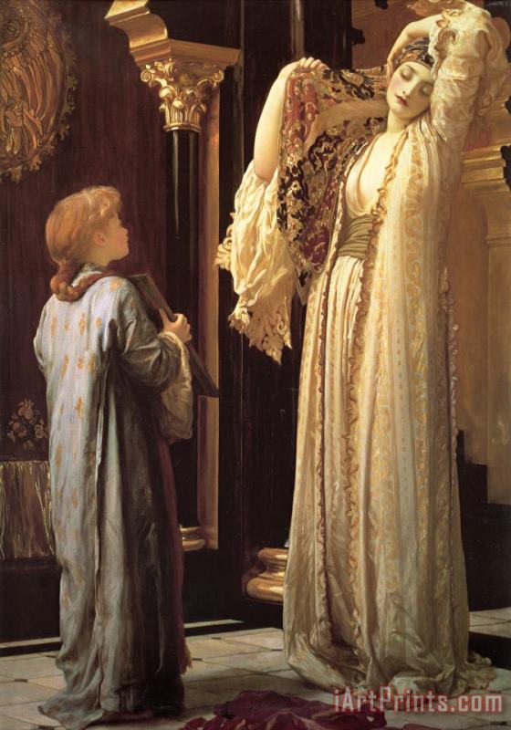 Lord Frederick Leighton Light of The Harem Art Painting