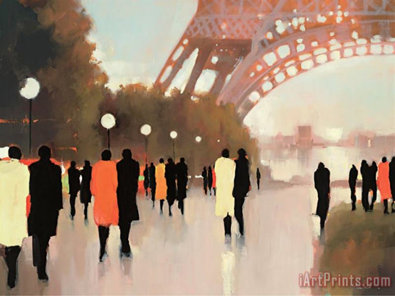 Paris Remembered painting - Lorraine Christie Paris Remembered Art Print