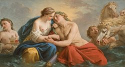 Louis Jean Francois I Lagrenee Sunset painting