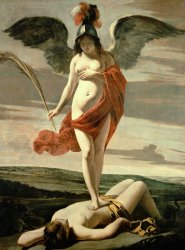 Louis Le Nain Allegory of Victory painting