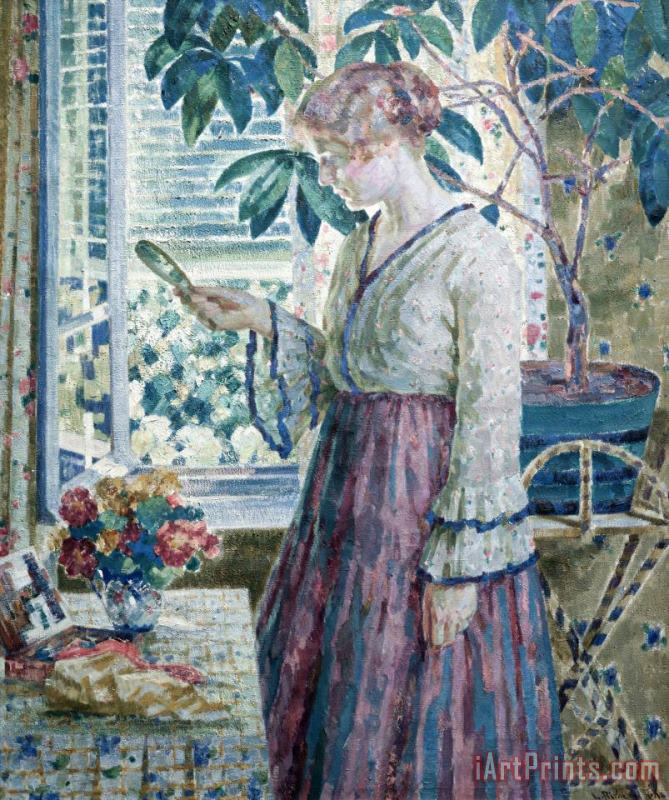 Sunlit Window painting - Louis Ritman Sunlit Window Art Print