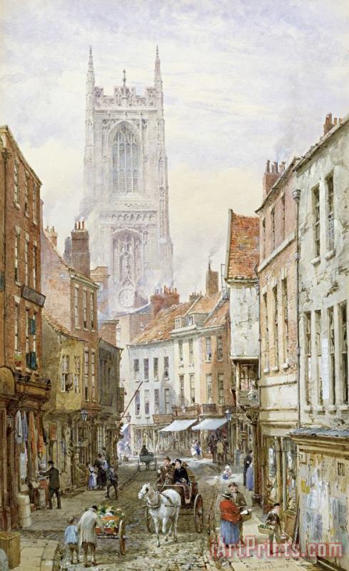 Louise J Rayner A View of Irongate Art Painting