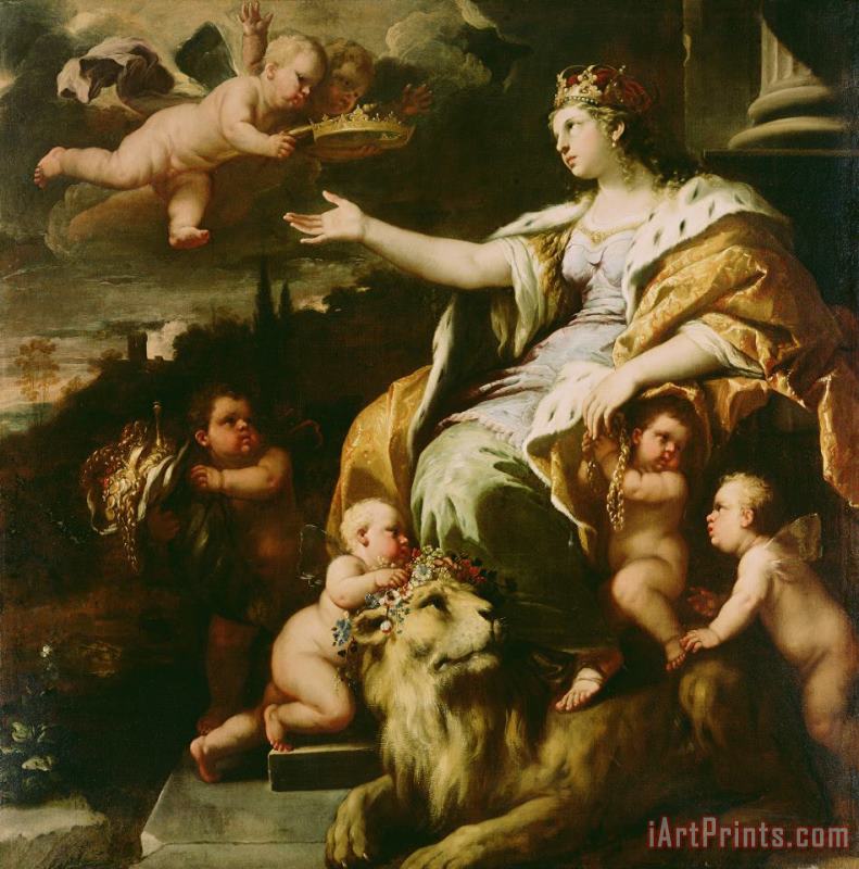 Luca Giordano Allegory of Magnanimity Art Painting