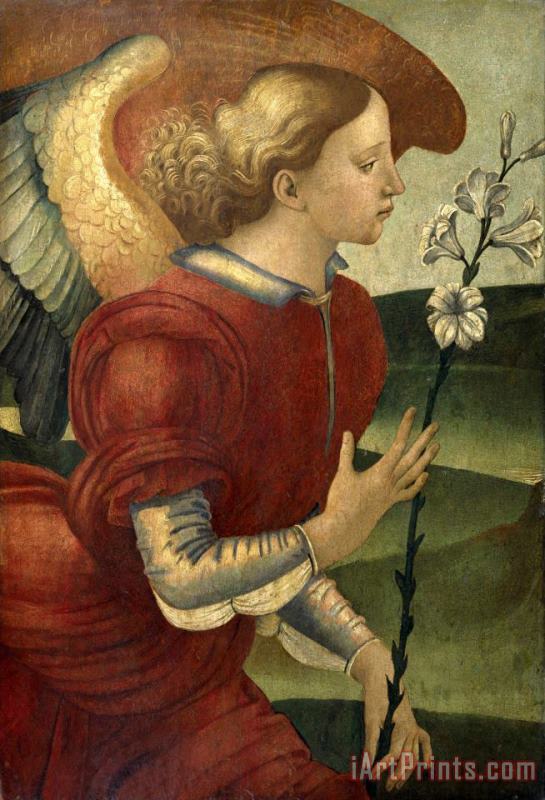 The Archangel Gabriel painting - Luca Signorelli The Archangel Gabriel Art Print