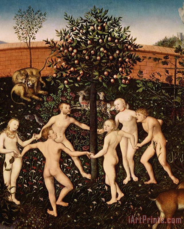 Lucas Cranach The Golden Age Art Painting