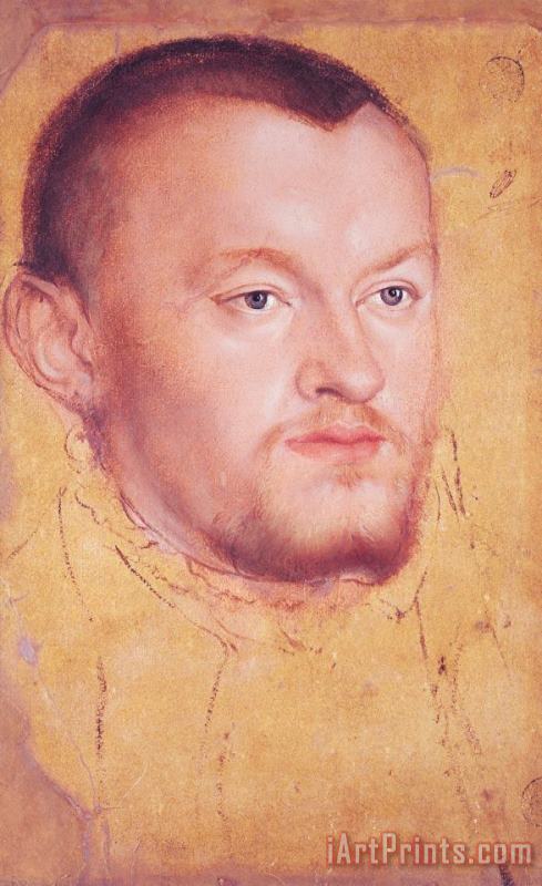 Lucas Cranach The Younger Portrait of Augustus I (1526 86) Elector of Saxony Art Print