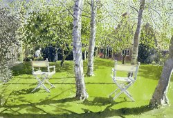 Lucy Willis Silver Birches painting