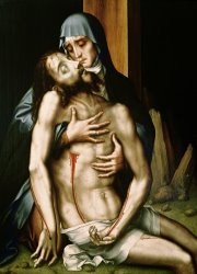 Luis de Morales Pieta painting