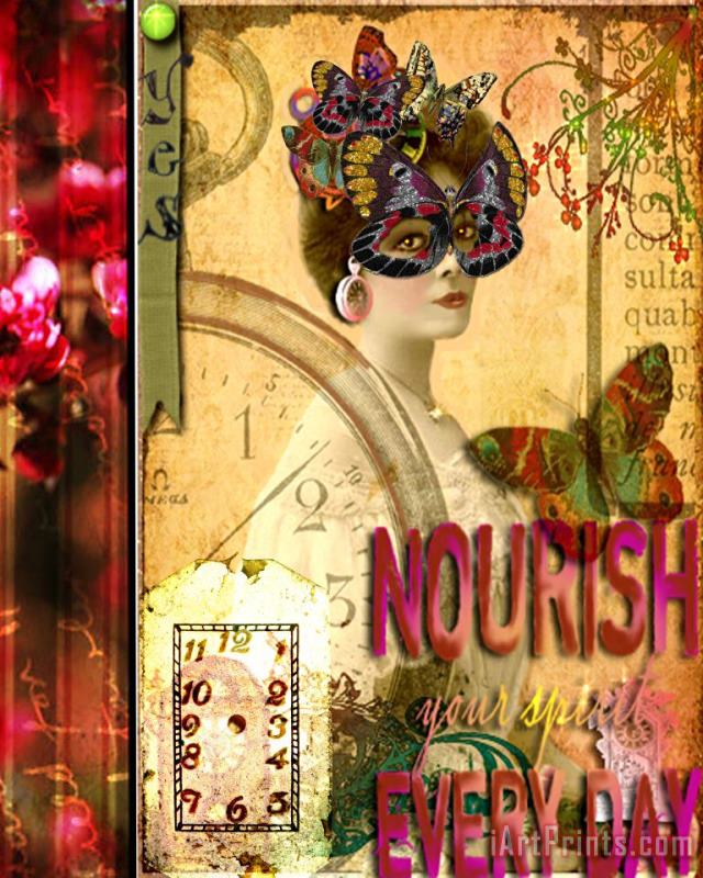 Lynell Withers Nourish Your Spirit Every Day Art Print