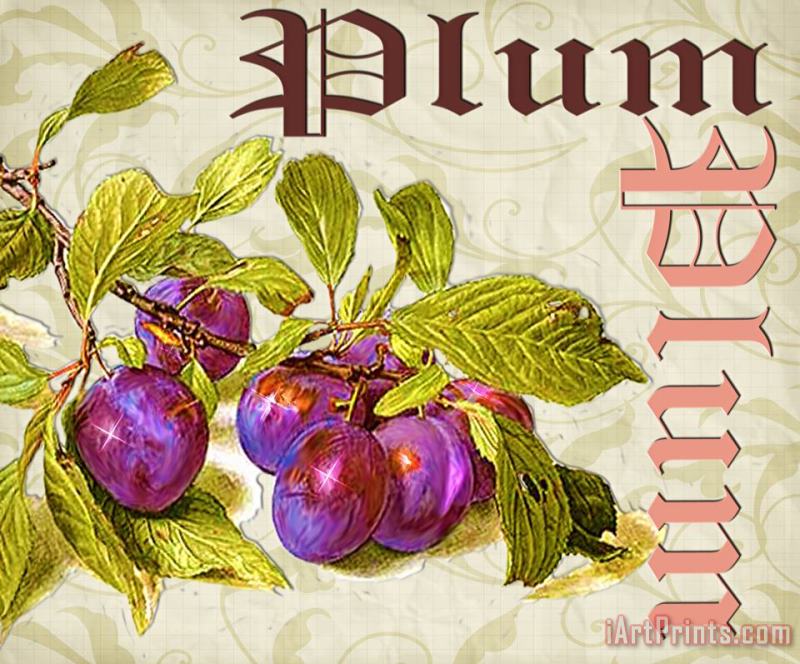 Lynell Withers Plum Art Print