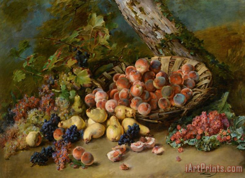 Madeleine Jeanne Lemaire Still Life with Fruits Art Print