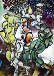 Marc Chagall Adam And Eve 1912