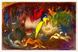 Marc Chagall Enlevement De Chloe Abduction of Chloe