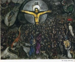 Marc Chagall Exodus 1966 painting Marc Chagall Exodus 1966 painting