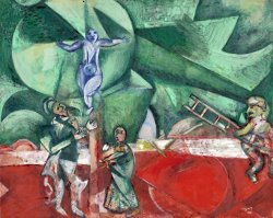 Marc Chagall Golgotha. 1912 painting